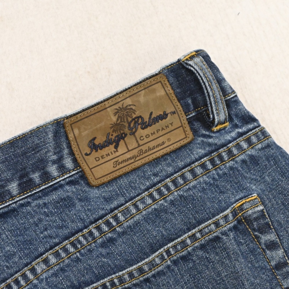 Tommy Bahama Indigo Palms Mens Size 38 x 29 Relaxed Fit Straight Leg Denim Jeans